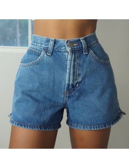 women's high waist denim shorts HF0305-02-03