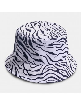 Unisex Overlay Horse Pattern Casual Travel Foldable Sunshade Hat Bucket Hat